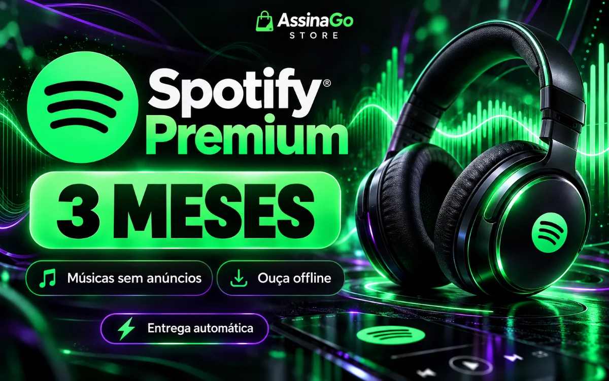 Spotify Premium — 3 meses | Conta pronta